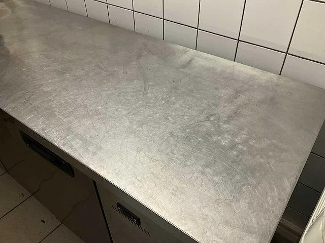 Rvs koelwerkbank – 4 laden + 2 deuren - afbeelding 10 van  10