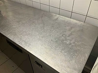 Rvs koelwerkbank – 4 laden + 2 deuren - afbeelding 10 van  10
