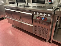 Rvs koelwerkbank diamond gastroline plus - afbeelding 1 van  9