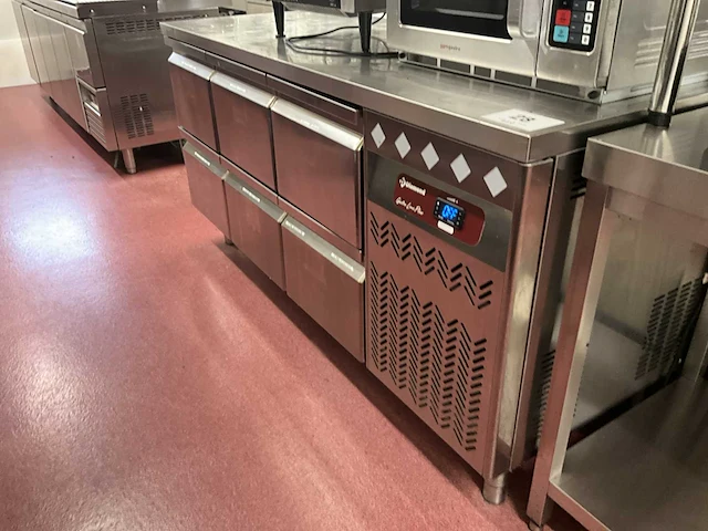 Rvs koelwerkbank diamond gastroline plus - afbeelding 2 van  9