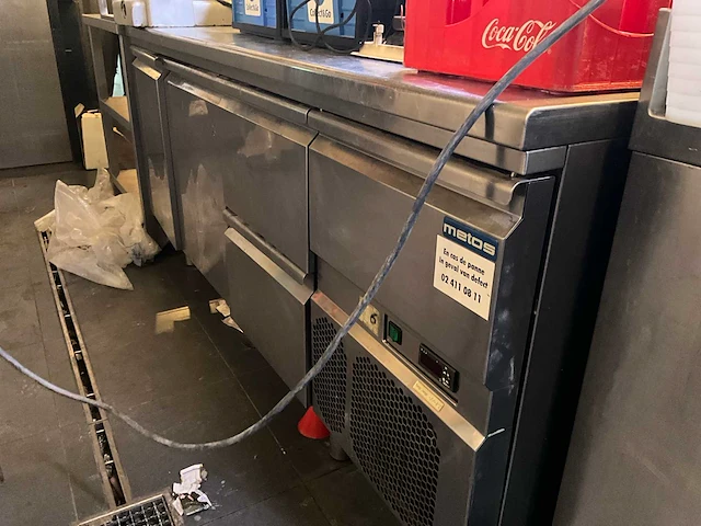 Rvs koelwerkbank metos kraf 03n - afbeelding 4 van  12