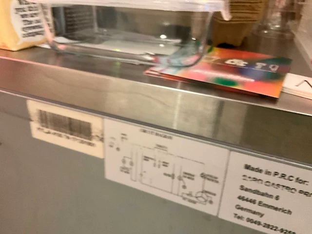 Rvs koelwerkbank saro counter 323-1072 - afbeelding 2 van  11