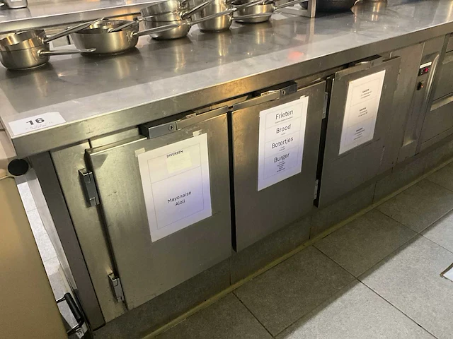 Rvs koelwerkbank - afbeelding 4 van  11
