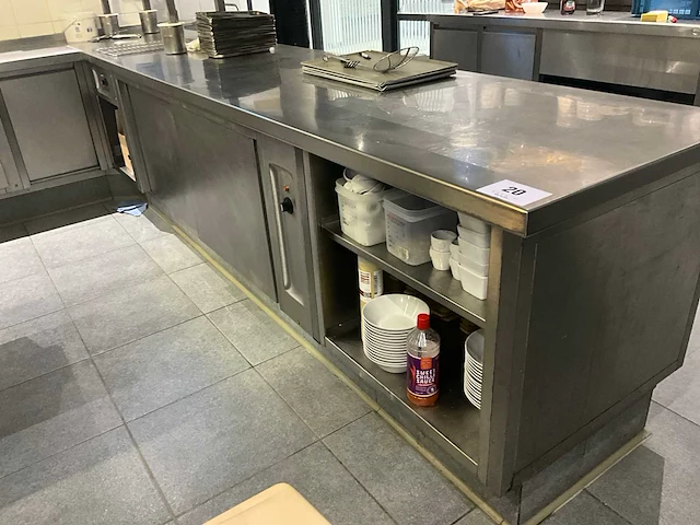 Rvs koelwerkbank - afbeelding 1 van  8
