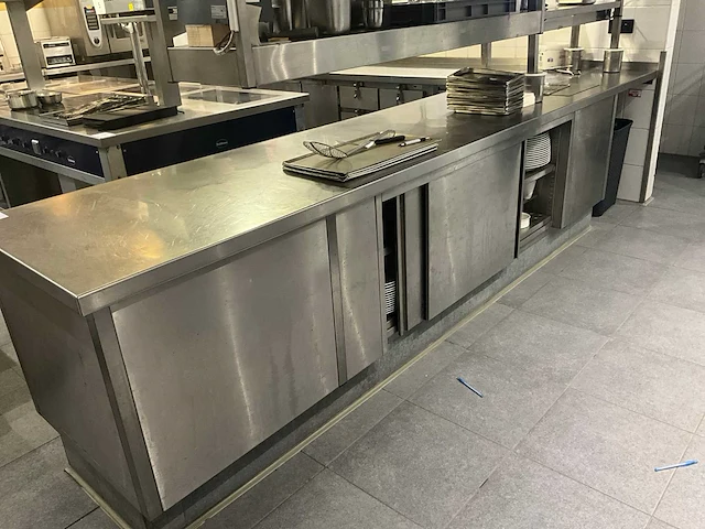 Rvs koelwerkbank - afbeelding 2 van  8