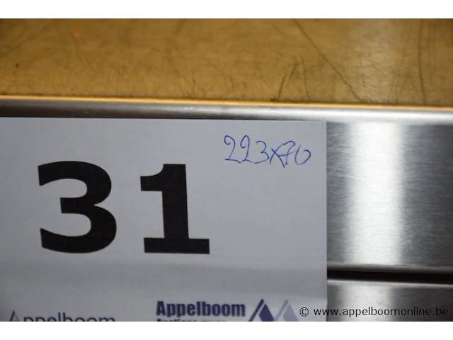 Rvs koelwerktafel vv 6 schuiven en 1 deur, inomak, type pnrp2229, afm plm 223x70cm - afbeelding 4 van  4