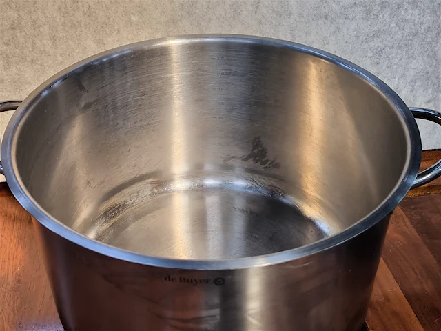 Rvs kookpot, de buyer, inh. 27ltr. - afbeelding 2 van  4
