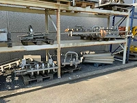 Rvs koppelborden/machineonderdelen (4x) - afbeelding 1 van  11