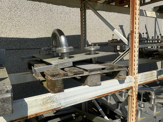 Rvs koppelborden/machineonderdelen (4x) - afbeelding 5 van  11
