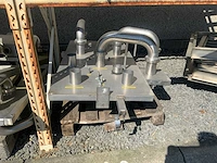 Rvs koppelborden/machineonderdelen (4x) - afbeelding 7 van  11