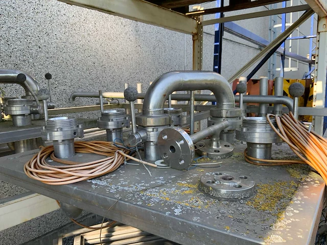 Rvs koppelborden/machineonderdelen (4x) - afbeelding 11 van  11