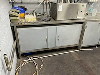 Rvs laboratorium werktafel (2x) - afbeelding 3 van  3