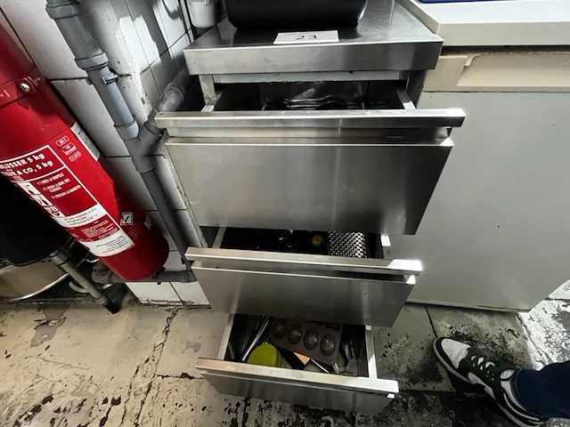 Rvs lade kast - afbeelding 2 van  5