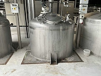Rvs mengketel 2,5 ton inhoud