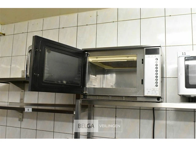 Rvs microwave sharp 2100w type 25at - afbeelding 2 van  2