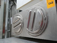 Rvs mobiele bordenwarmer op wieltjes - afbeelding 3 van  7