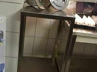 Rvs mobiele werktafel 60x50x101 - afbeelding 1 van  1