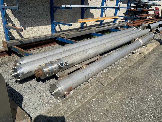 Rvs onderdelen zuivelmachines (4x) - afbeelding 1 van  3