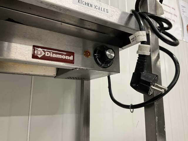 Rvs opstand diamond+warmhoudlamp diamond - afbeelding 4 van  7