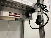 Rvs opstand diamond+warmhoudlamp diamond - afbeelding 4 van  7