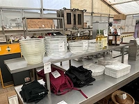 Rvs opzet werktafel - afbeelding 1 van  2