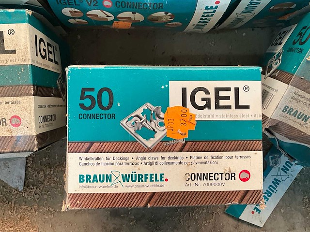 Rvs patio clips (1550×) - afbeelding 6 van  9