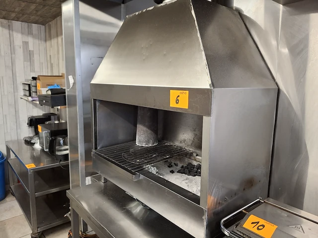 Rvs pizza bbq oven - afbeelding 1 van  5