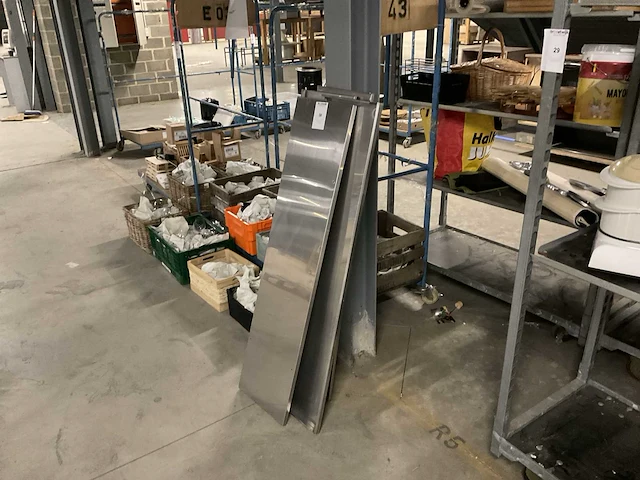 Rvs platen (4x) - afbeelding 1 van  3