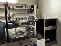Rvs professionele nespresso koffiemachine - afbeelding 3 van  4