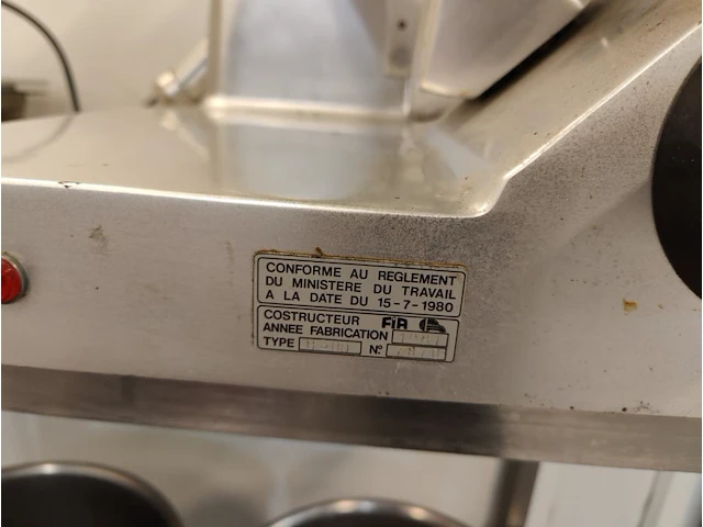 Rvs professionele snijmachine mathielle - afbeelding 2 van  6