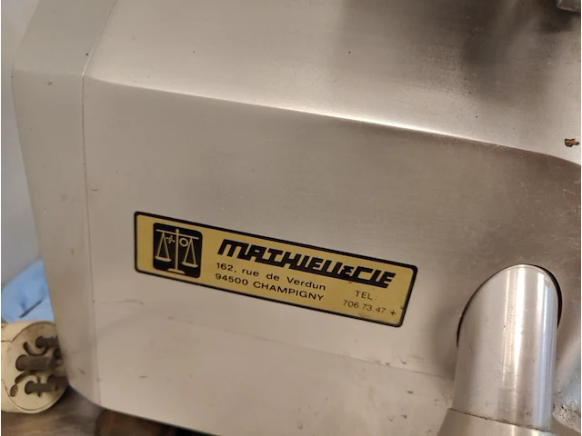 Rvs professionele snijmachine mathielle - afbeelding 3 van  6