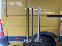 Rvs reclamehouder / bannersteunen - afbeelding 1 van  1