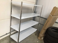 Rvs rek 4 niveau - afbeelding 1 van  2