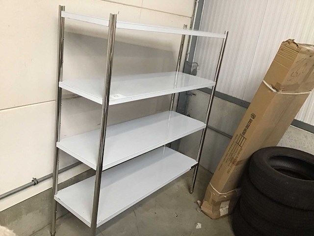 Rvs rek 4 niveau - afbeelding 2 van  2