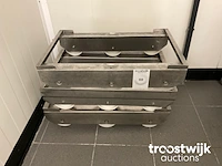Rvs rolplatform voor vleeskratten - afbeelding 2 van  2
