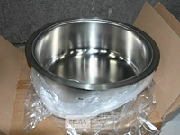 Rvs ronde spoelbak voor keuken ø44 cm - afbeelding 2 van  2
