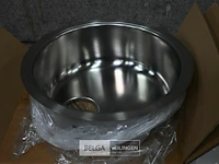 Rvs ronde spoelbak voor keuken ø44 cm - afbeelding 1 van  1