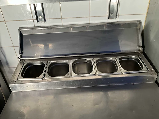 Rvs saladettekast/koeltafel diamond compact line salp2/d - afbeelding 8 van  12