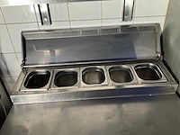Rvs saladettekast/koeltafel diamond compact line salp2/d - afbeelding 8 van  12