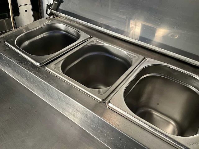 Rvs saladettekast/koeltafel diamond compact line salp2/d - afbeelding 9 van  12