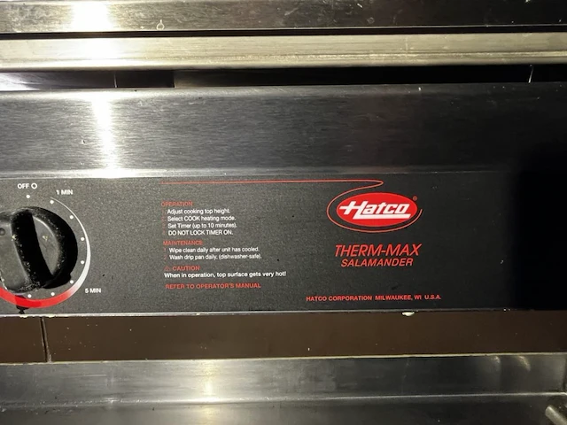 Rvs salamander hatco therm-max - afbeelding 2 van  5