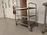 Rvs serveerkar - afbeelding 2 van  5