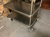 Rvs serveerwagen (3x) - afbeelding 5 van  5