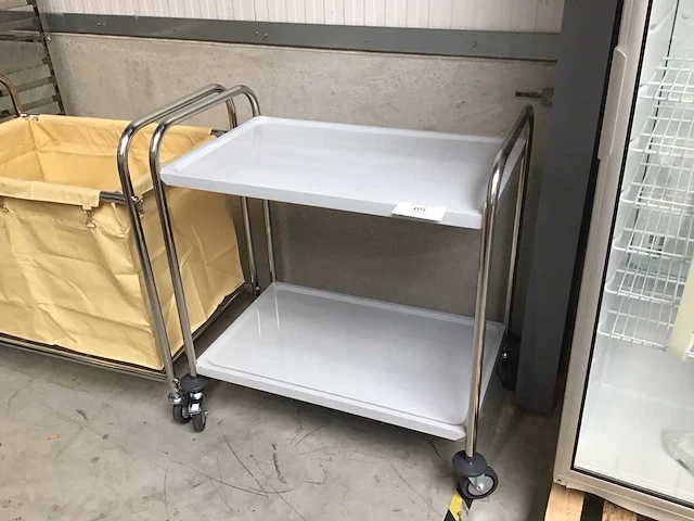 Rvs serveerwagen - afbeelding 2 van  4