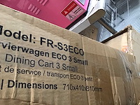 Rvs serveerwagen - afbeelding 2 van  2