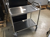 Rvs serveerwagen - afbeelding 3 van  5