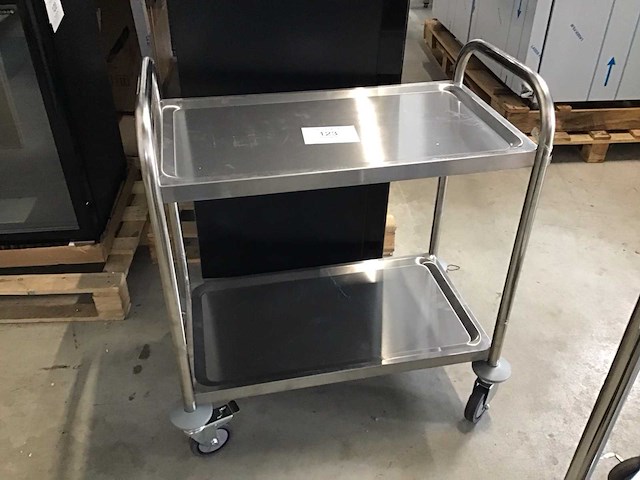 Rvs serveerwagen - afbeelding 4 van  5