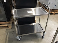 Rvs serveerwagen - afbeelding 4 van  5