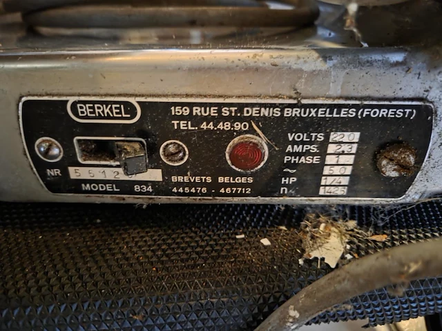 Rvs snijmachine berkel 834 - afbeelding 3 van  3