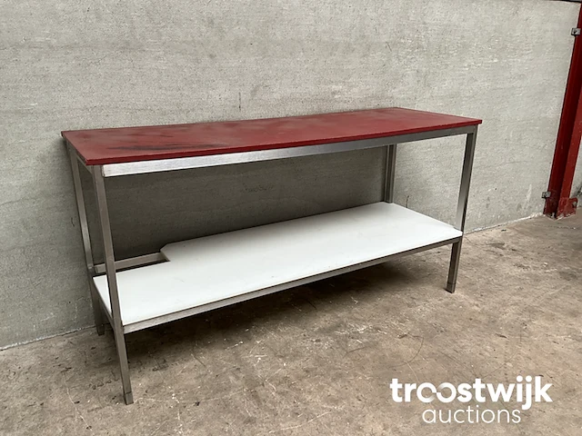 Rvs snijtafel - afbeelding 1 van  3